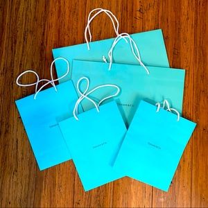 Tiffany’s & Co. set of 5 shopping bags